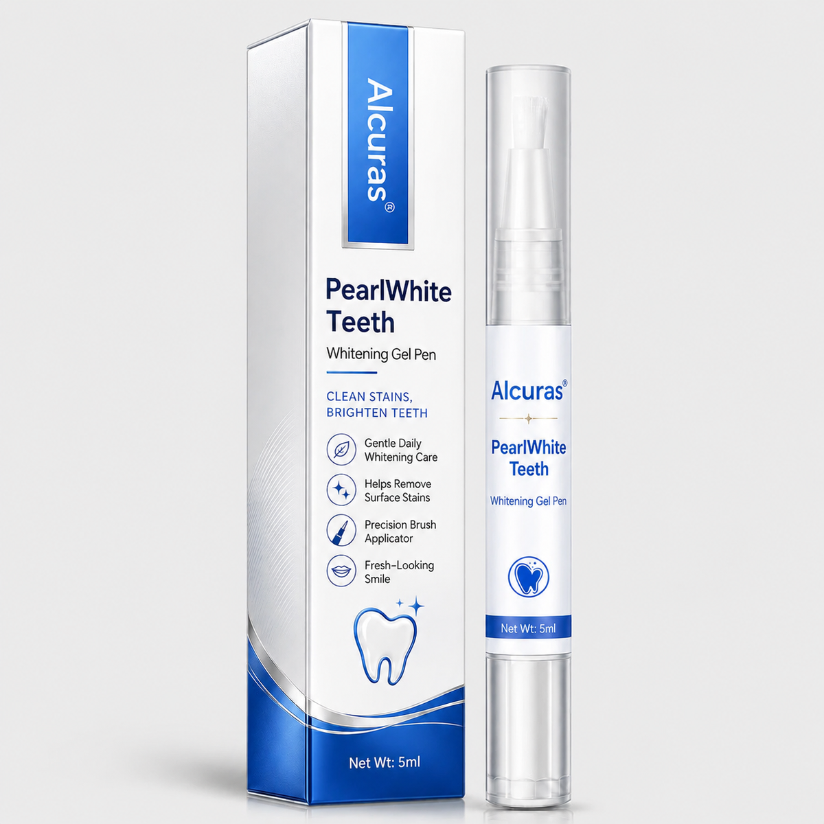 Alcuras® PearlWhite Teeth Whitening Gel Pen